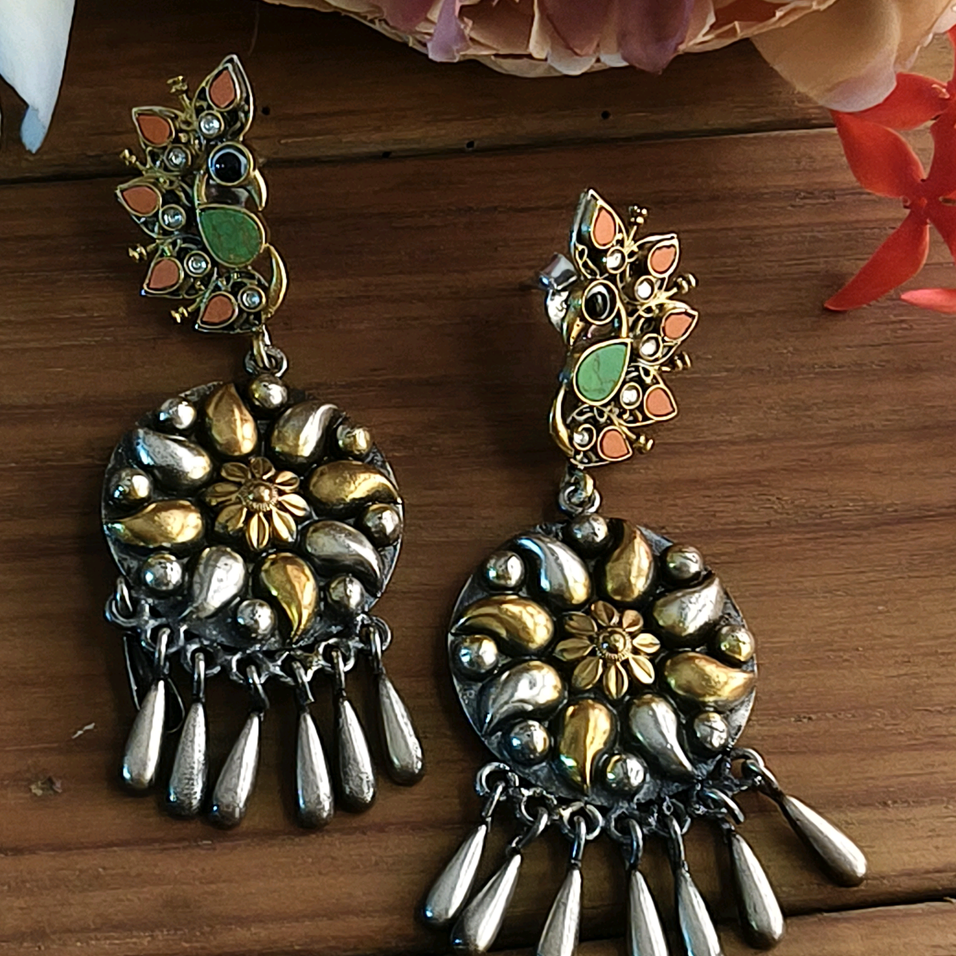 Gharana Peacock Earrings 